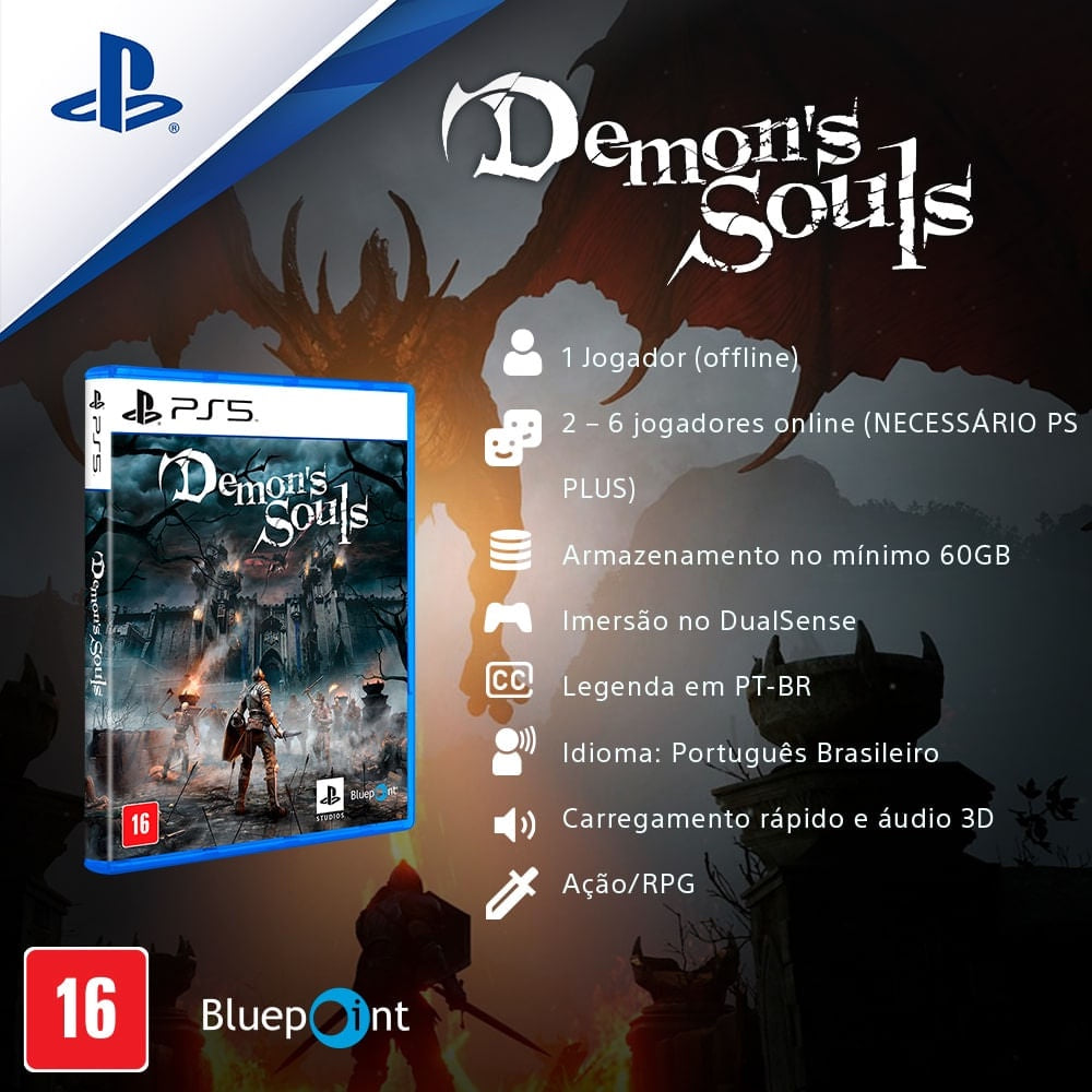 Jogo Demon's Souls - PS5